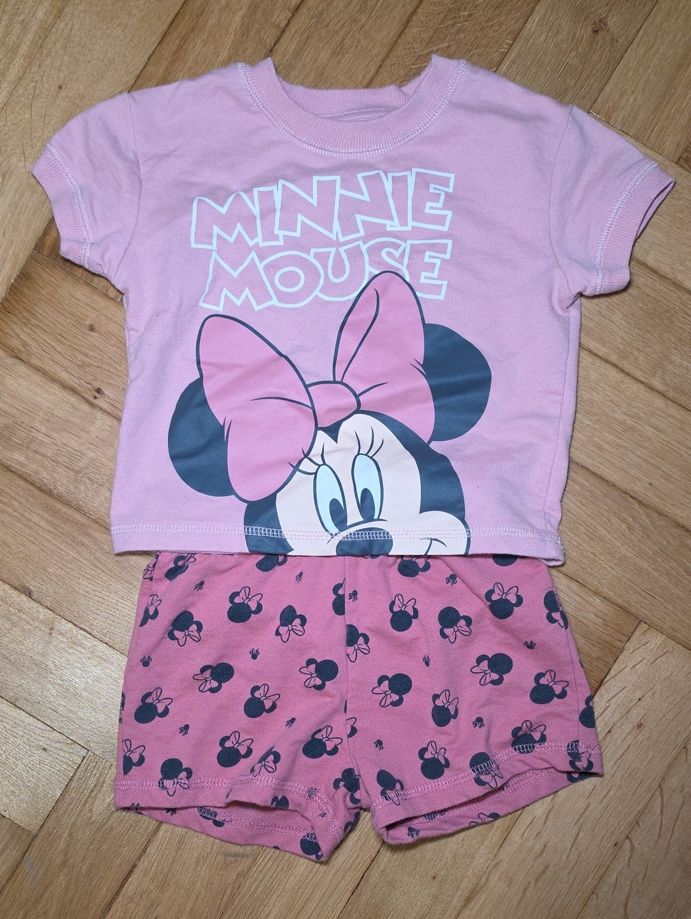 Disney Minnie Mouse Pink Short Set